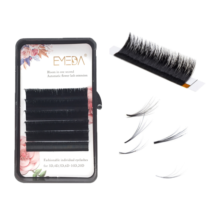 Inquiry for easy fanning a second automatic blooming volume eyelash best selling private label 2020 XJ